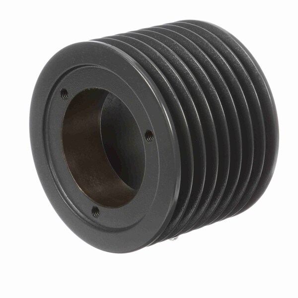 8 Groove Cast Iron Bushed Bore Multiple Sheave, 83V500SK